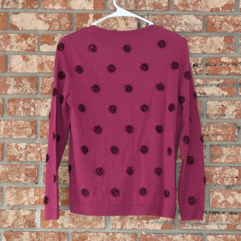 Talbots burgundy top - Picture 3 of 5